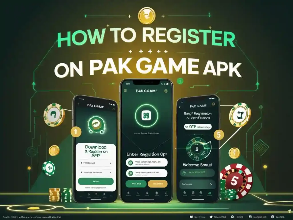 How to Register on Pak Game APK
