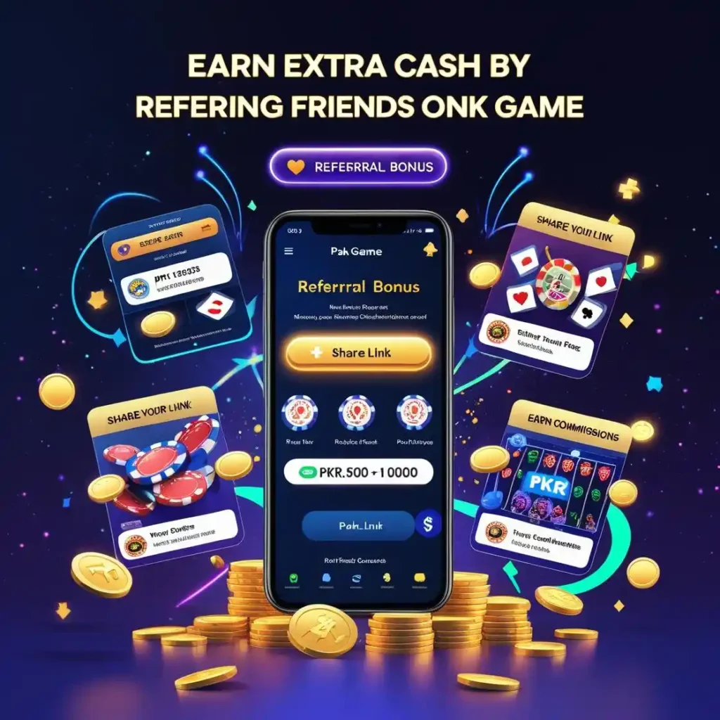 Earn Extra Cash by Referring Friends on Pak Game