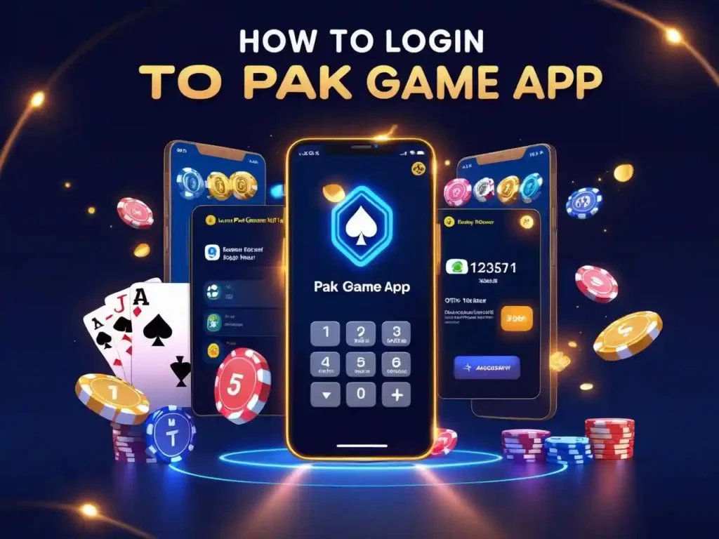 How to Login to Pak Game App