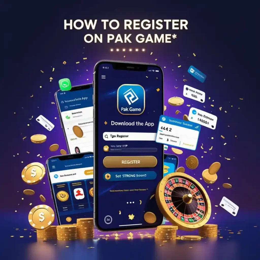 How to Register on Pak Game
